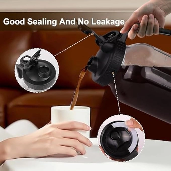 Cold Brew Maker - 800Ml Leakproof Airtight Lid