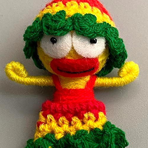 Rasta Voodoo String Doll Keychain