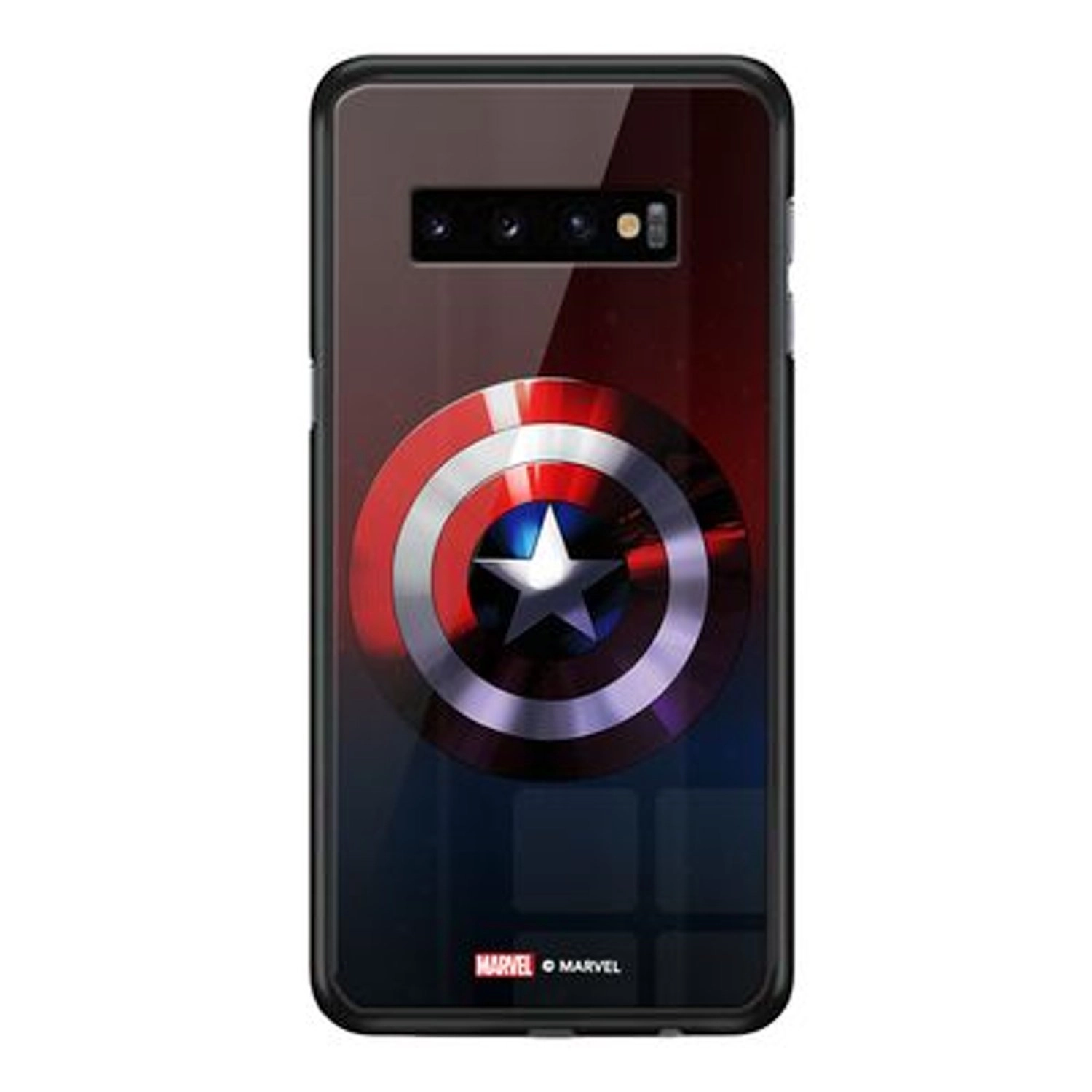 Wackylicious Captain'S Shield Back Case for Galaxy S10 Plus