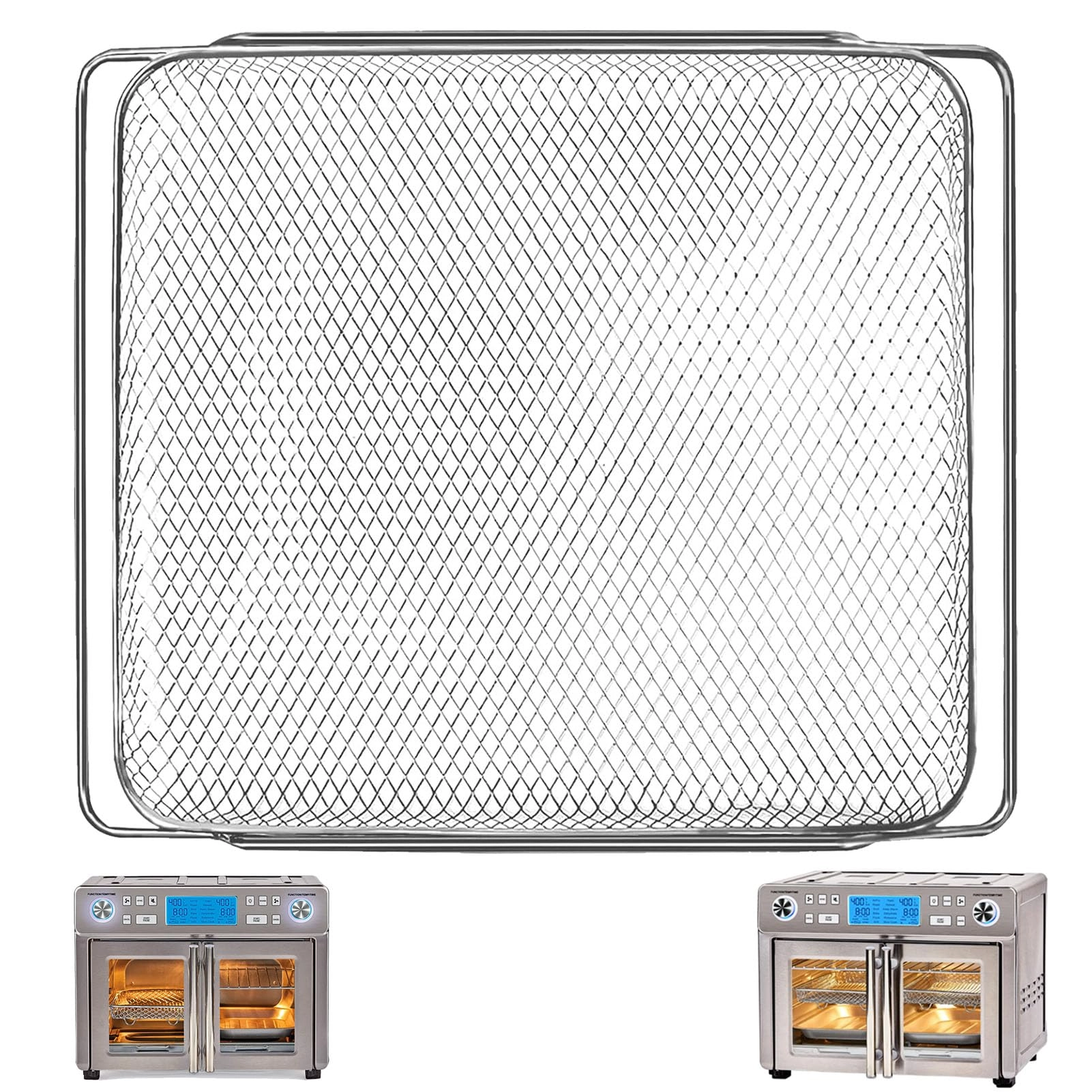 Air Fryer Grill Pan - Stainless Steel 1