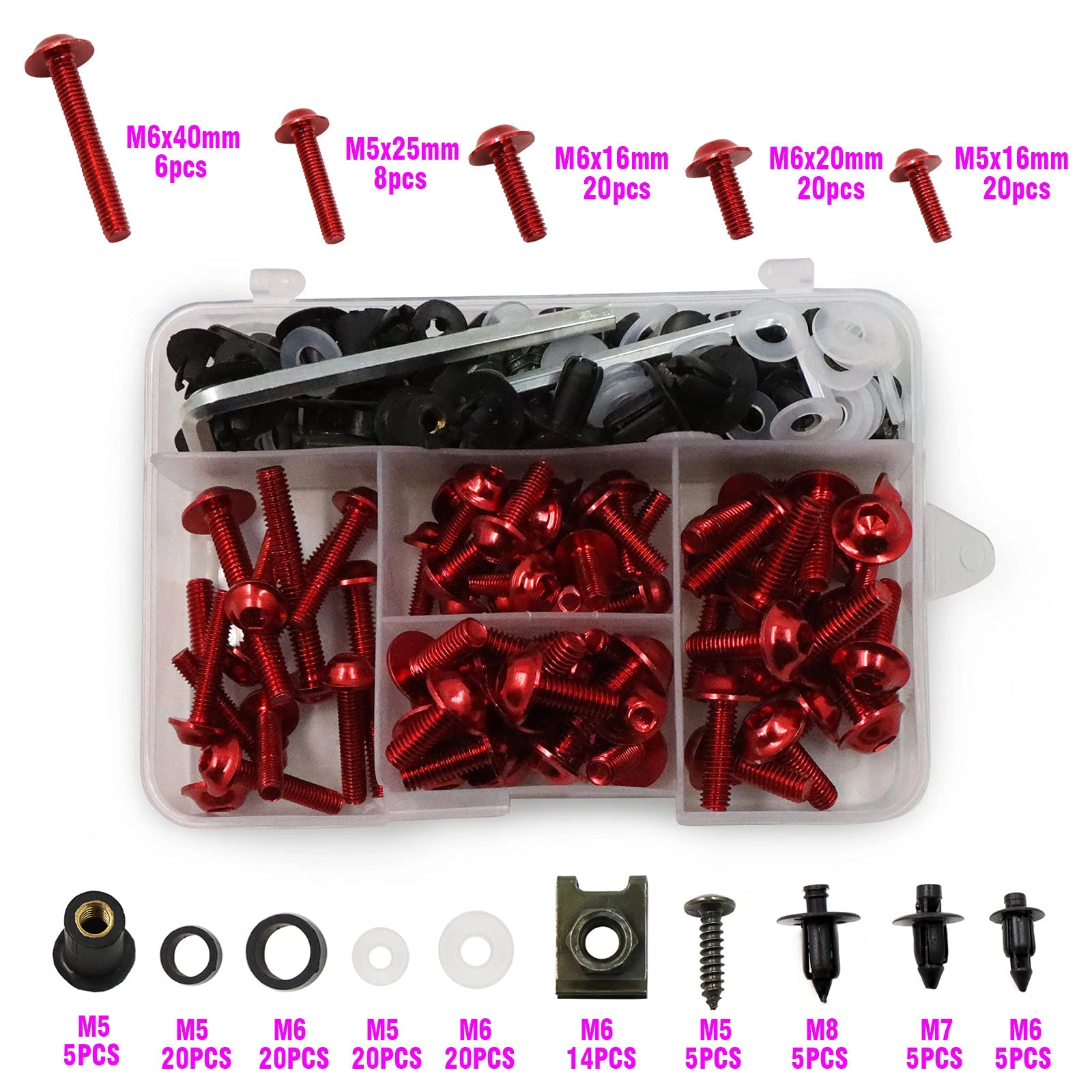 Fairing Bolt Kit - M6