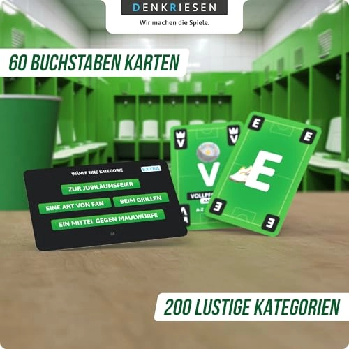 Stadt Land Vollpfosten: Football Edition - Card Game (German)