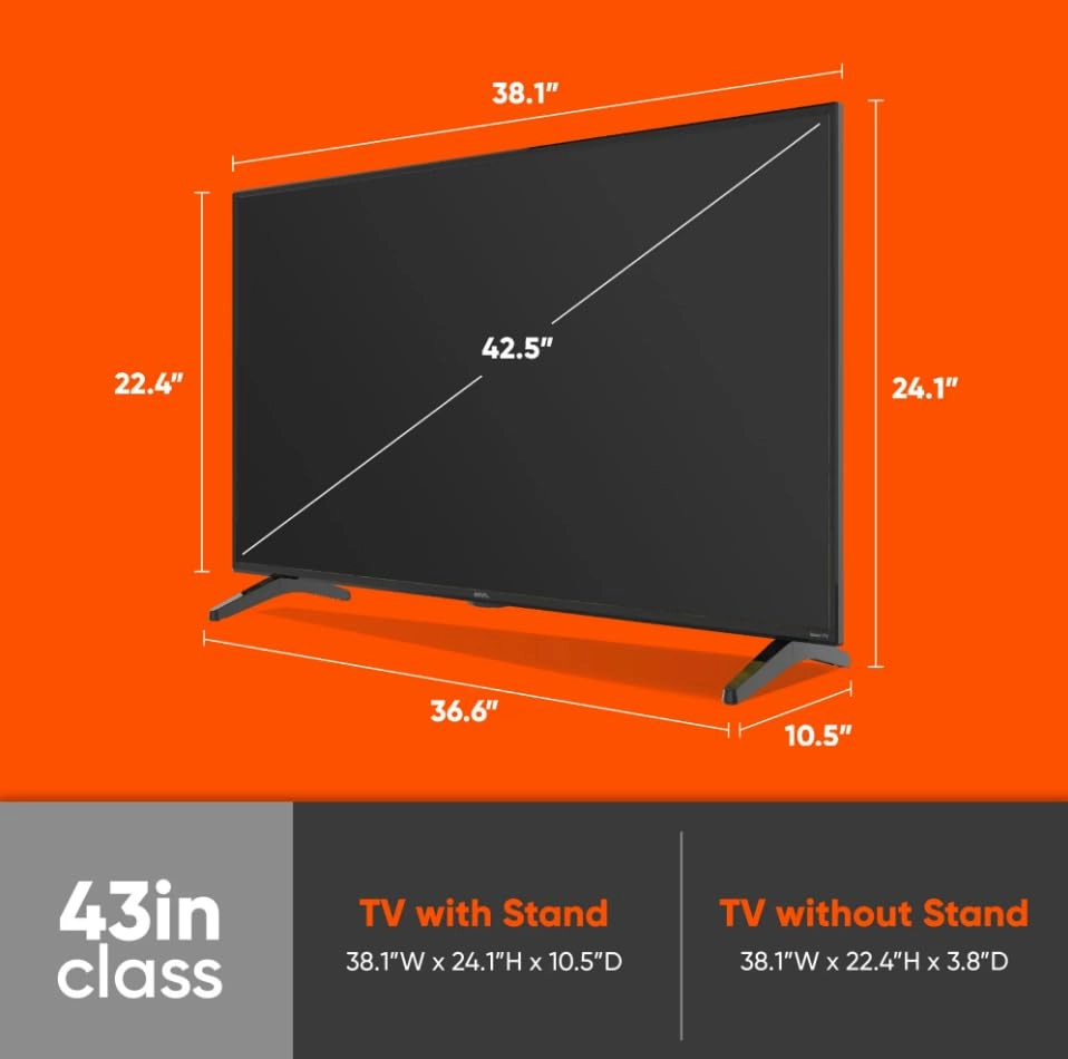 (Renewed) 100012584 - 43 Inch