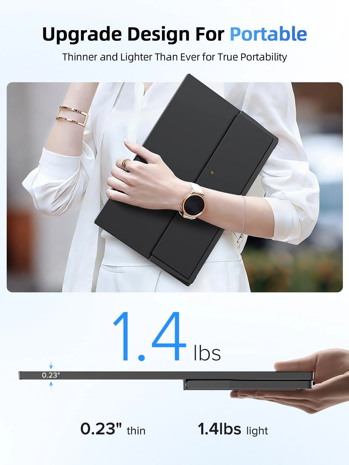 Portable Monitor Touchscreen - UPTJ14 15.6 Inch 1920x1080