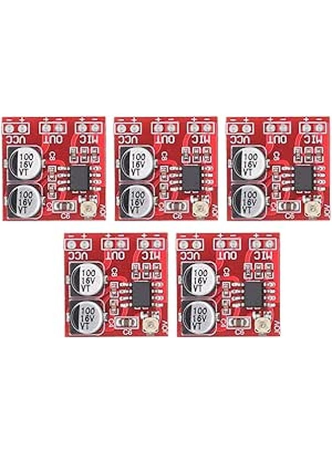 GYZOUKA LM386 Module - 5Pcs Adjustable Gain 20–200x DC4–12V