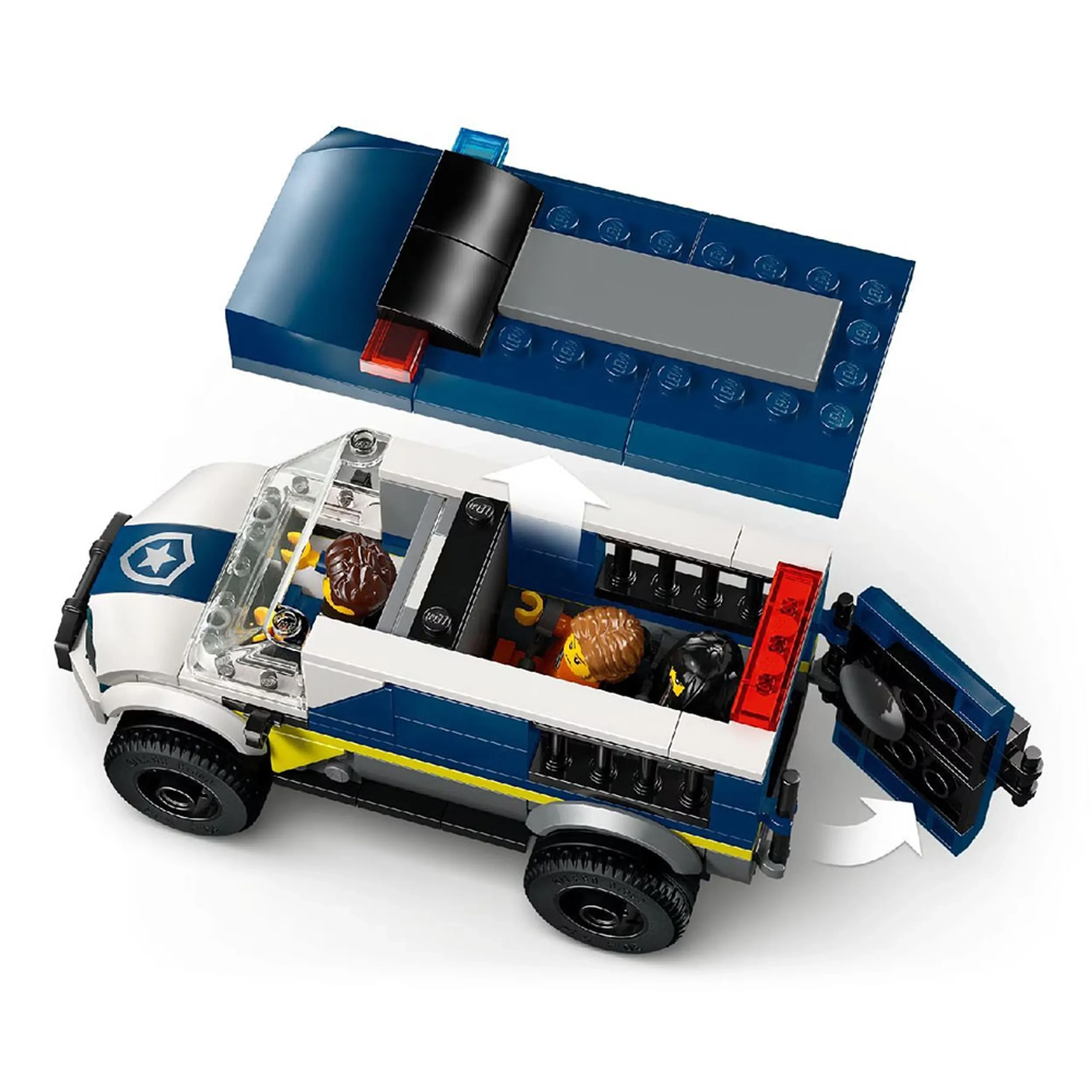City Police Prisoner Transport Van (60479) - 3 Minifigures Motorbike