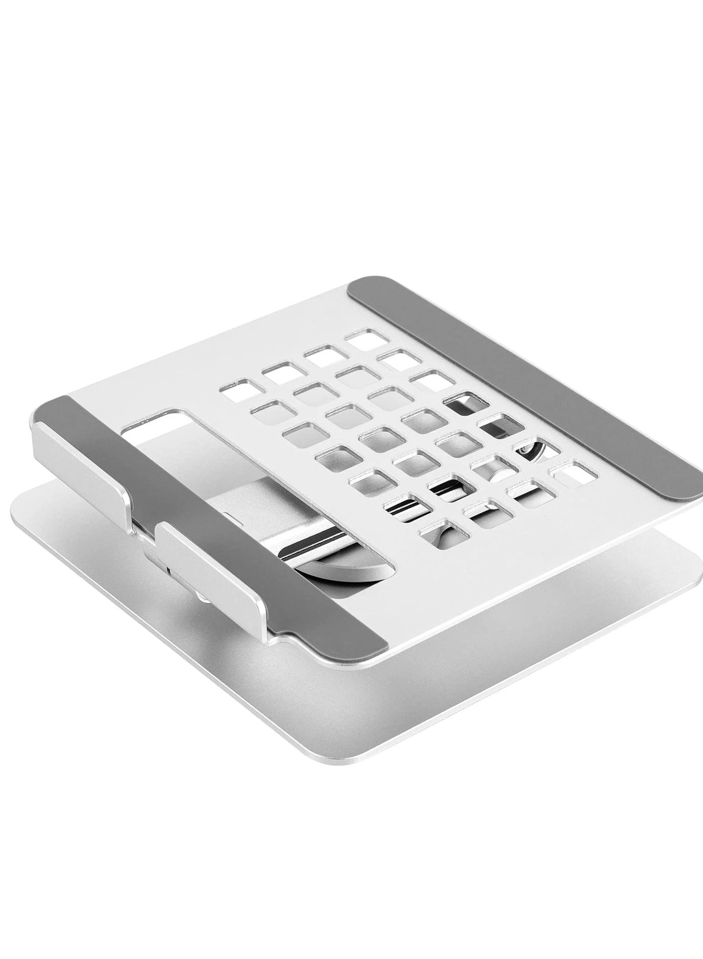 Foldable Laptop Stand - Enhanced Tablet Holder Bright Silver