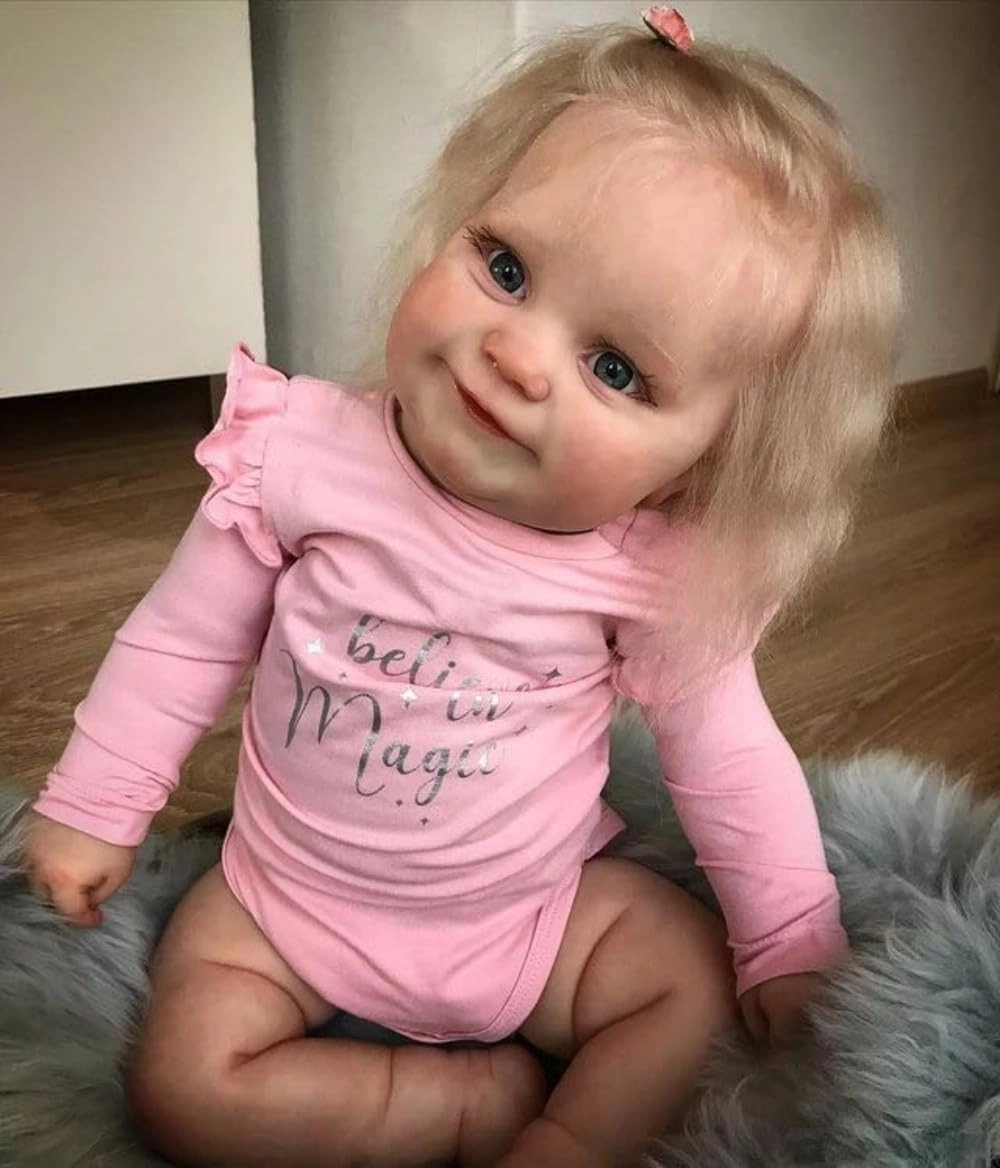 Anano Reborn Baby Doll - 20 Inch Vinyl Girl Ages 36 months+