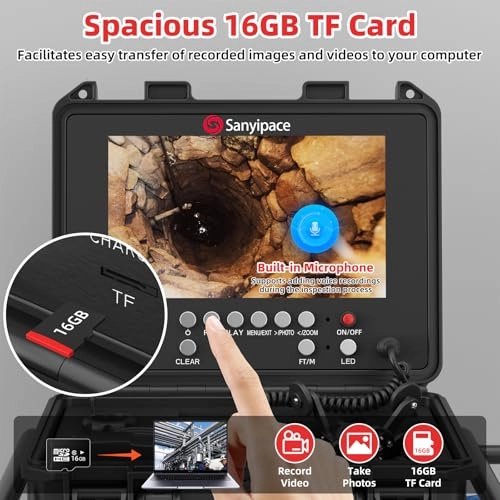 Drain camera - 50M/165FT 5mm