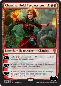 Wizards of the Coast Anime Chandra, Bold Pyromancer 275/269
