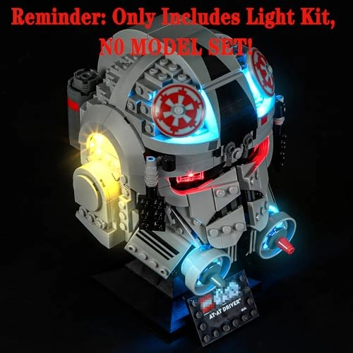 LED Lighting Kit for LEGO Driver Helmet AT-AT 75429