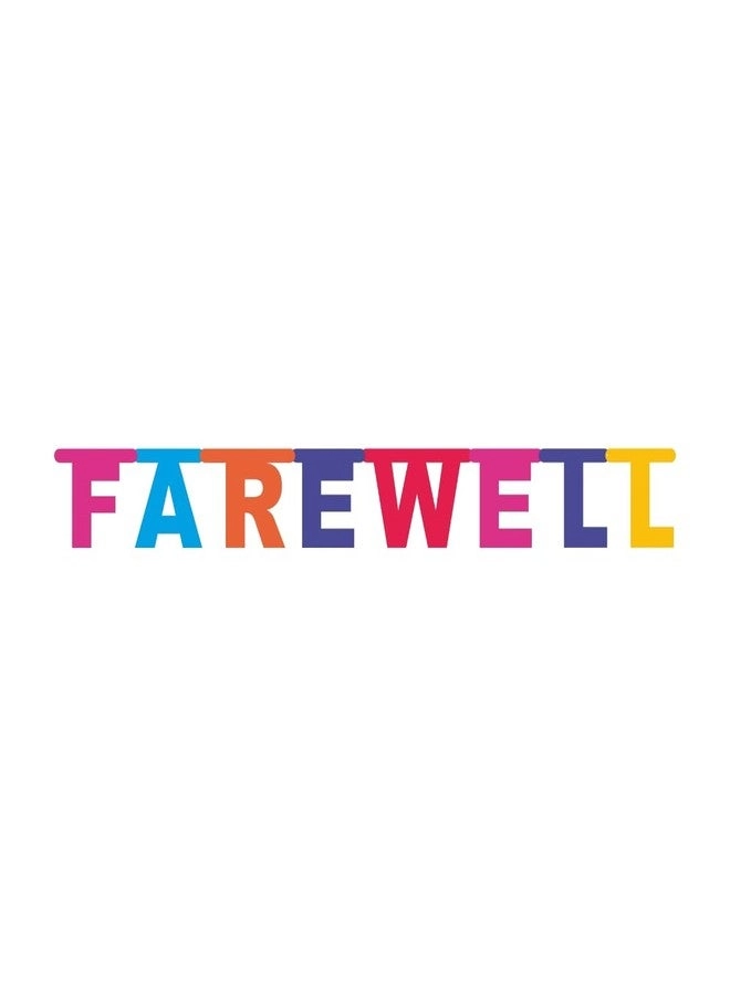 Farewell Colorful Banner - Large 6FT