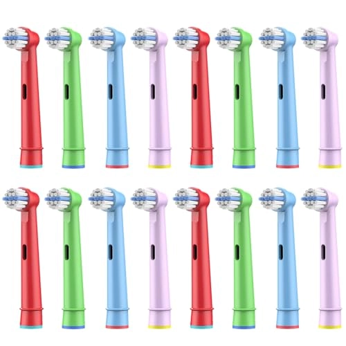 Kids Replacement Heads - 16pcs Ultra Soft Bristles