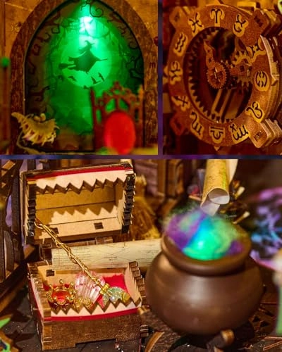 Mystic Theurge's Hut - DIY Wood LED lights