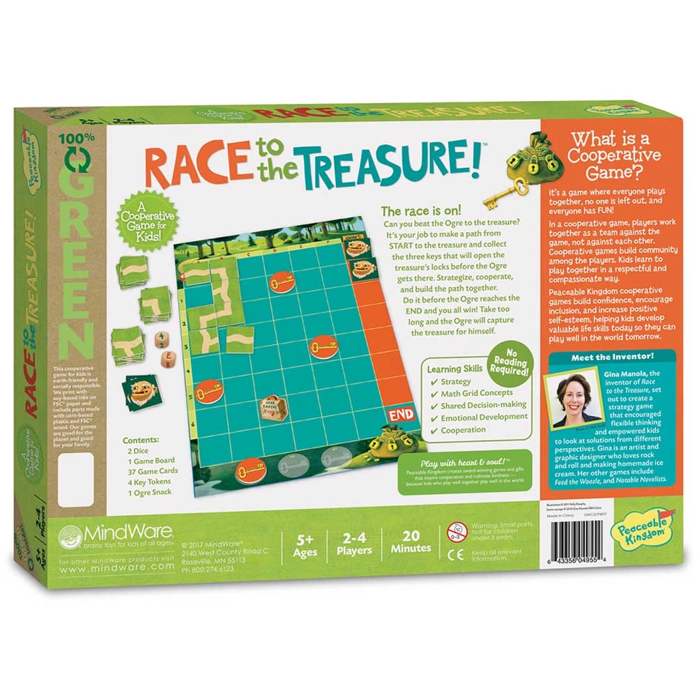 Race to the Treasure! - Cooperative Path Building Game