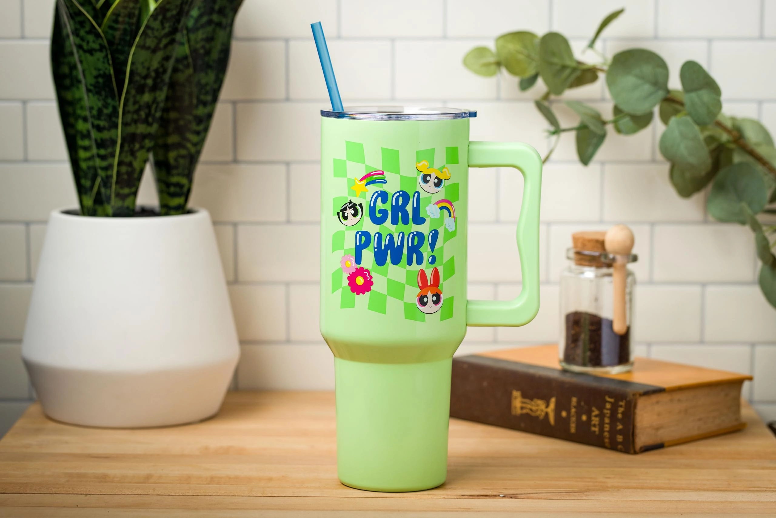 Stainless Steel Powerpuff Girls Girl Power Groovy Retro Tumbler - 1183ml