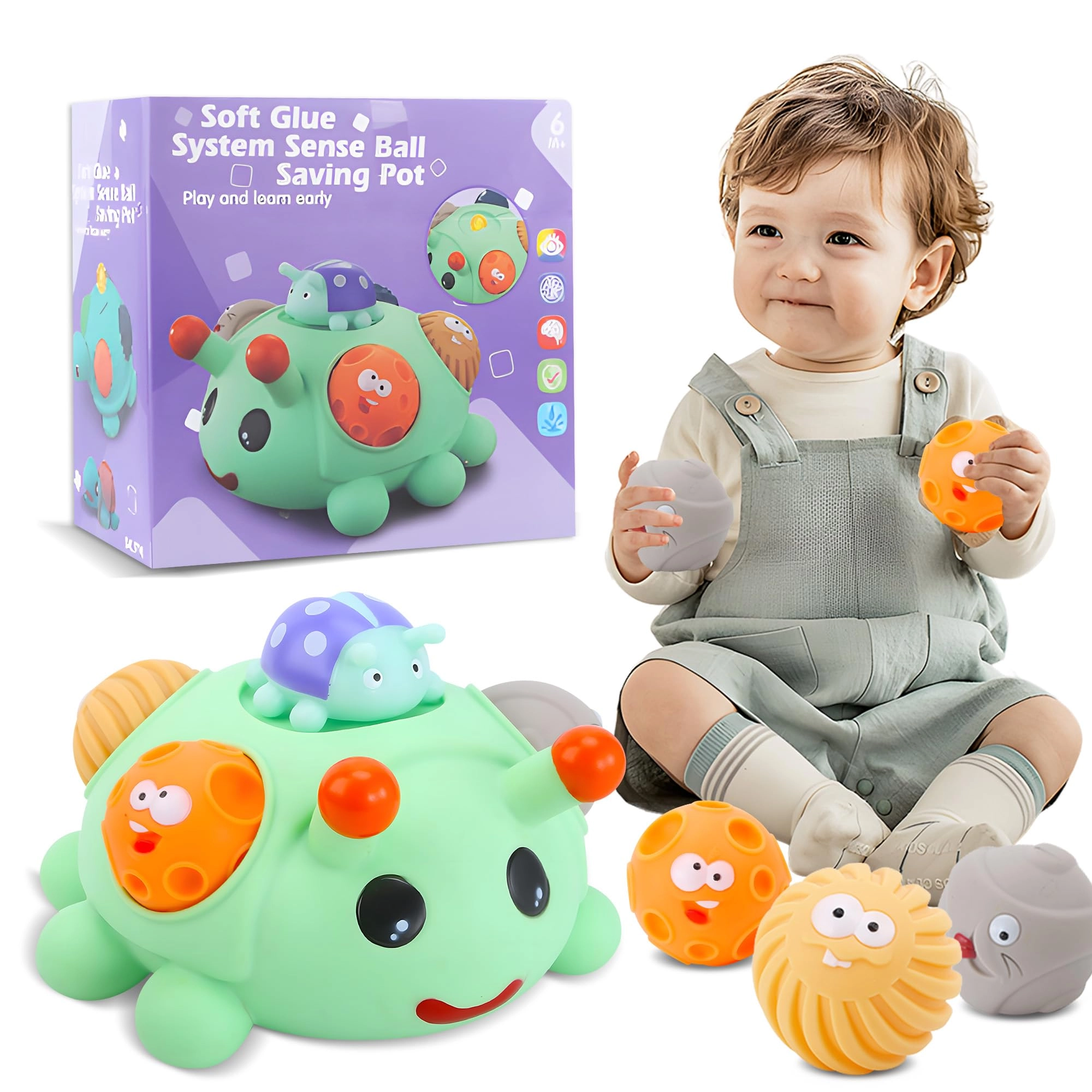 Sensory Textured Balls - Plastic