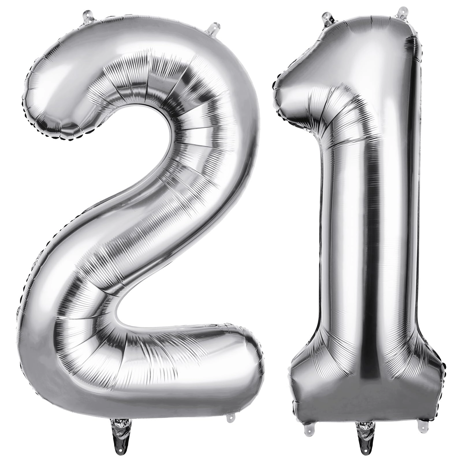 Number 21 Balloon - 2 Birthday