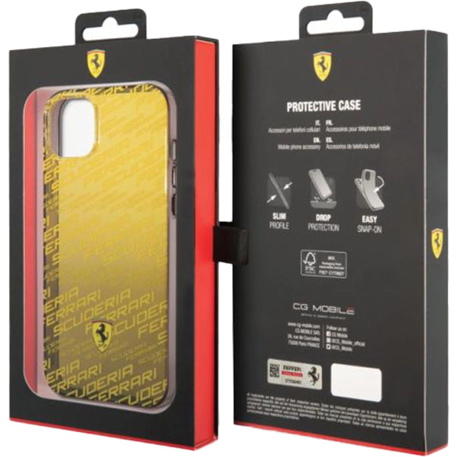 Gradient TPU Scuderia Case for iPhone 14