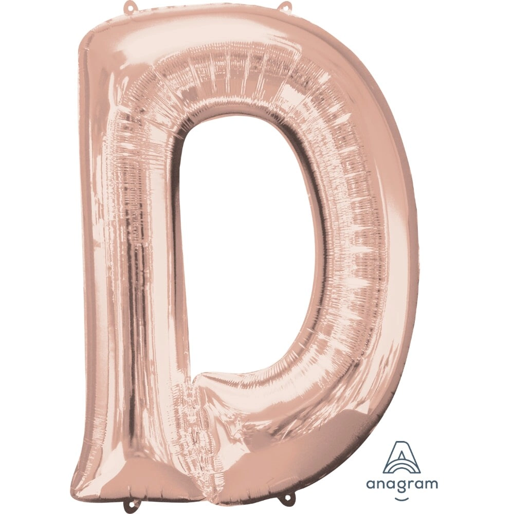 Party Zone Letter D Foil Balloon