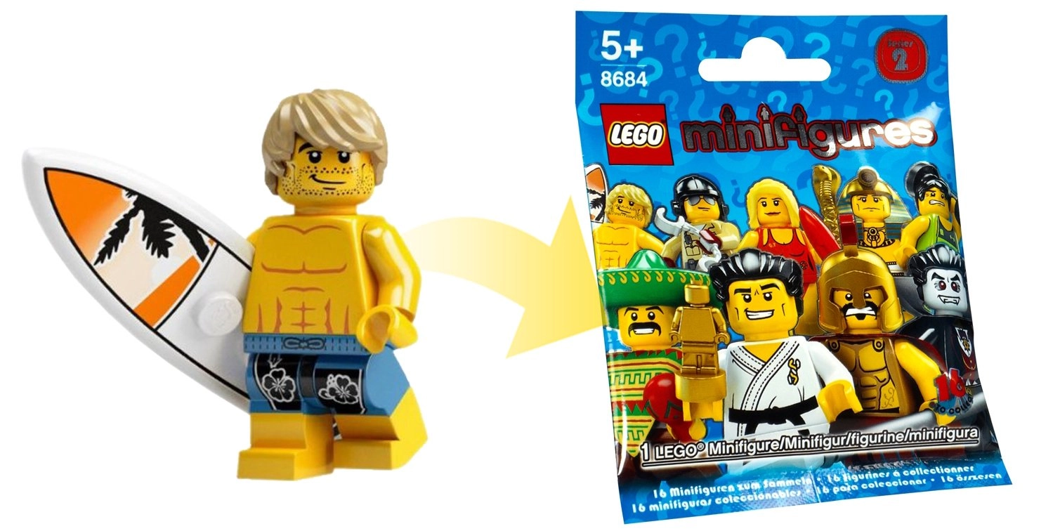 LEGO Surfer Minifigure - 3 years and up Surfer 1 piece(s)