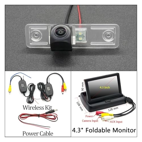 Reversing Camera - Night vision Cam 4.3 Fold Wireles 1280 x 720