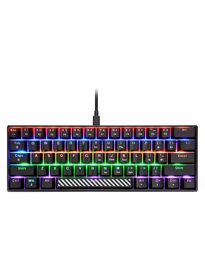 Keyboard - 68 Keys + Mouse - 65g 12800 DPI + Headset - 50mm + Mousepad - 360x260mm - PC