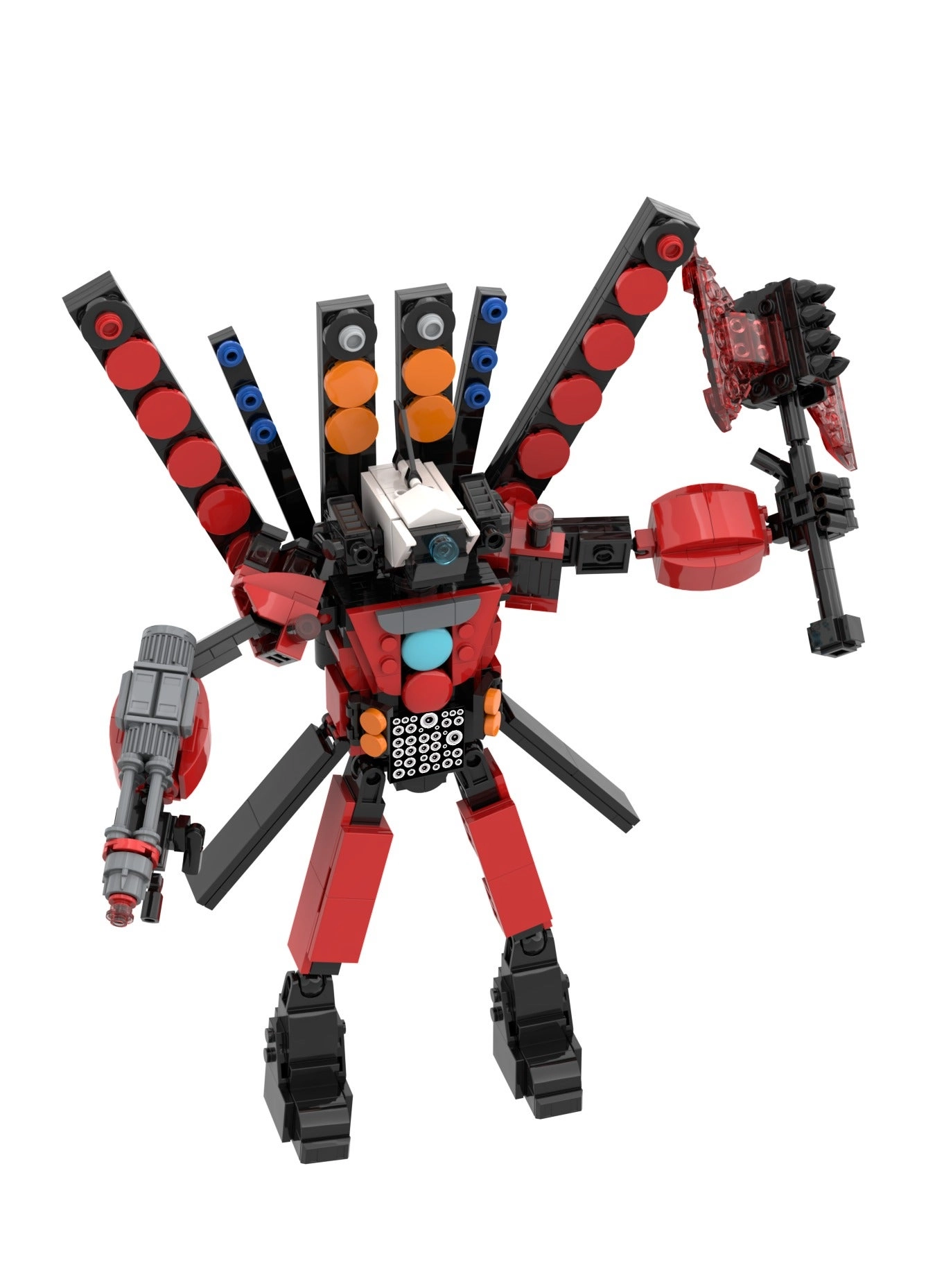 Skibidi Toilet Man - Robots 513 pcs