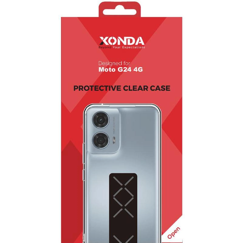 Back Cover Mobile Case with Strap - TPU Material for Motorola edge 50