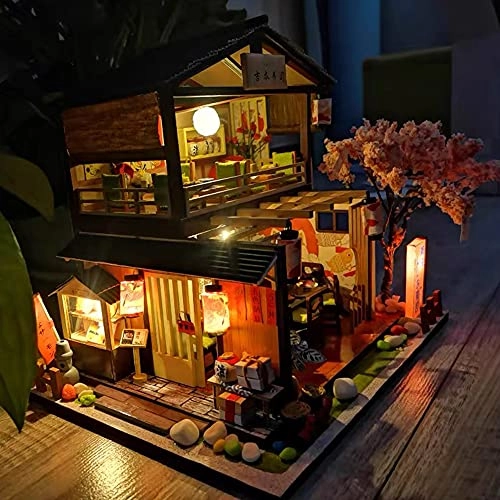 DIY Dollhouse Miniature Kit - Mini Handmade Wooden Assembly Required