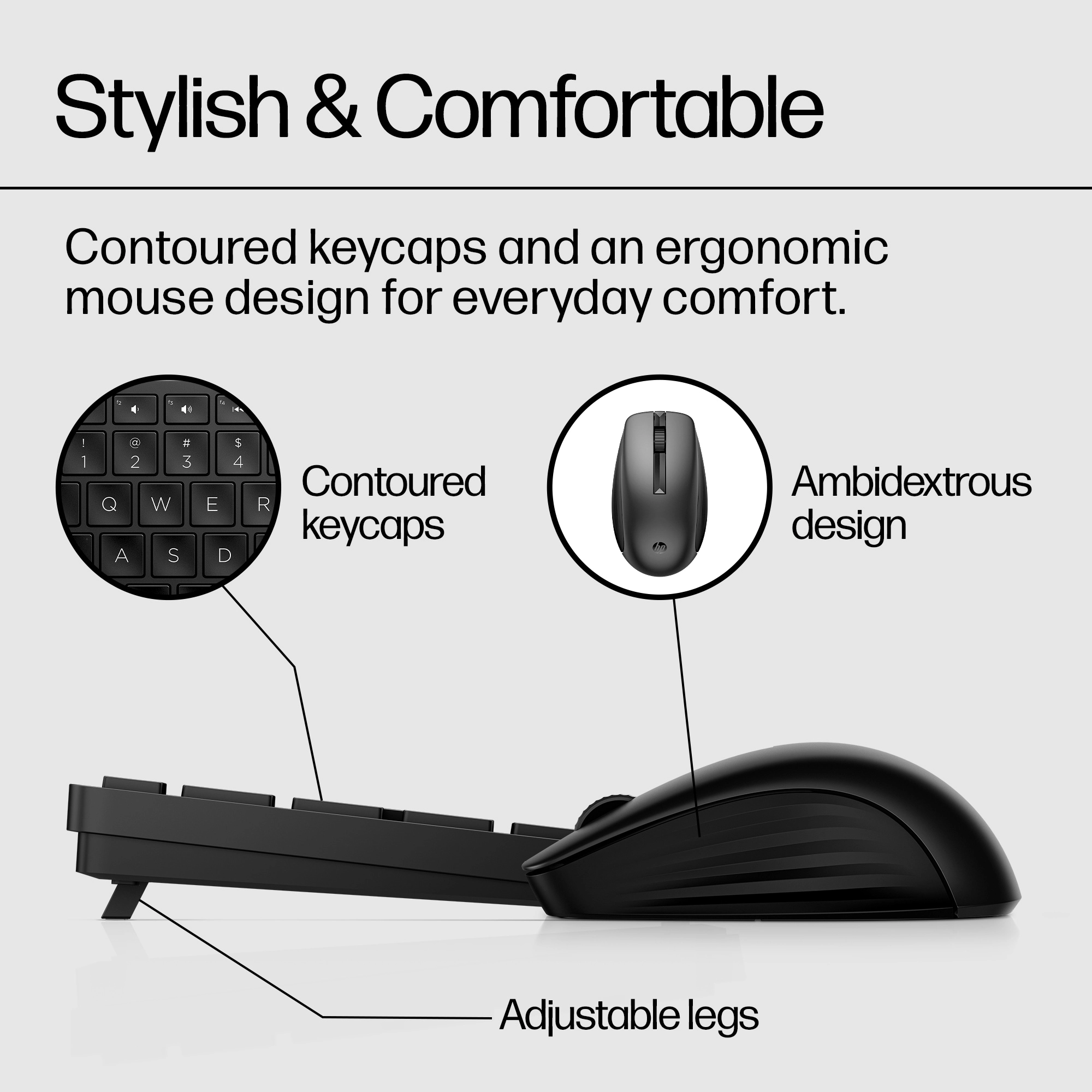 650 Wireless Keyboard And Mouse Combo - AR/EN Wireless