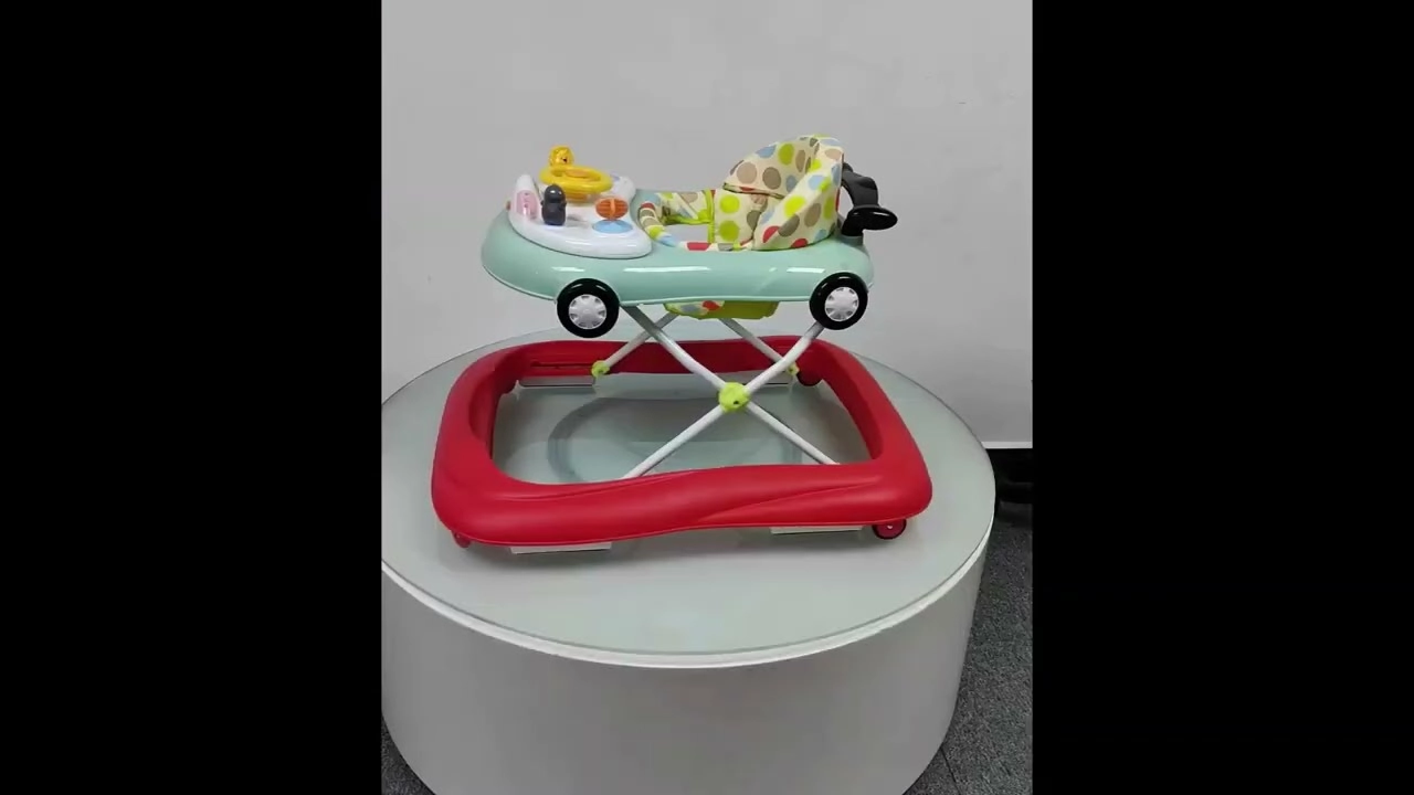 Auto Pingu Baby Walker - 6 months+ 3-position height adjustment