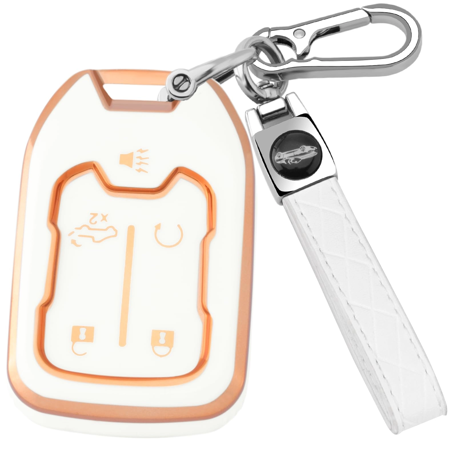 xiyang trade Key Fob Cover - 5 Button Red TPU