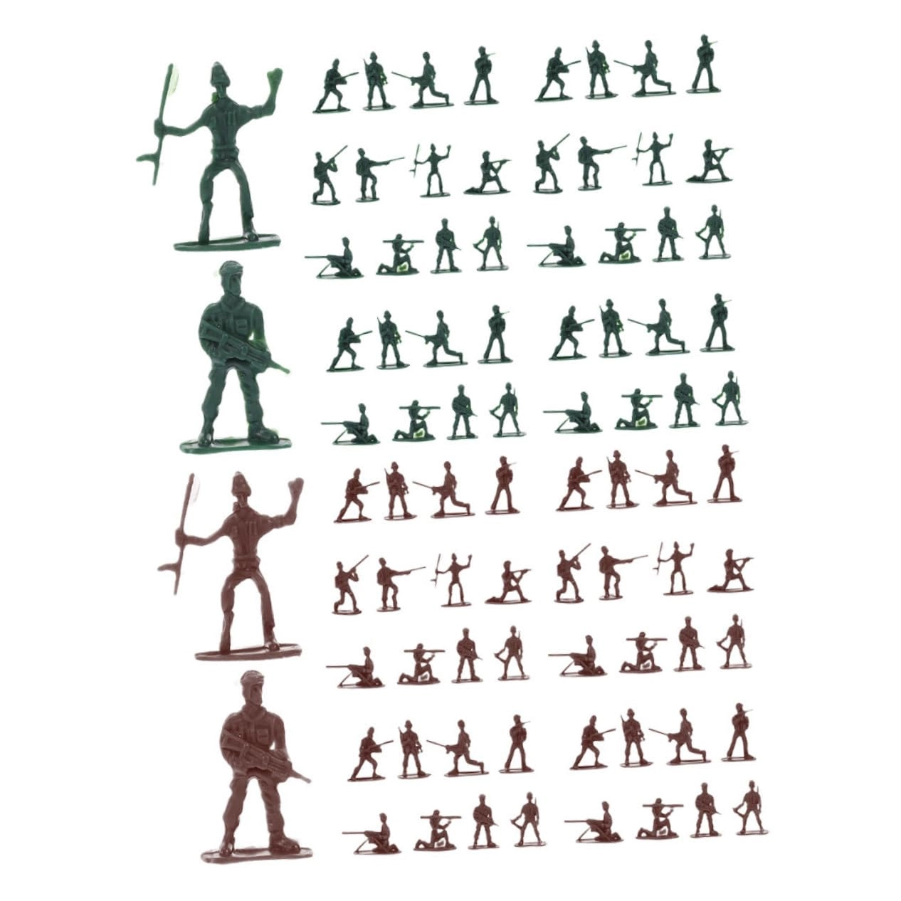 BESPORTBLE Miniature Army Men - 180.0 1.0 Count 200