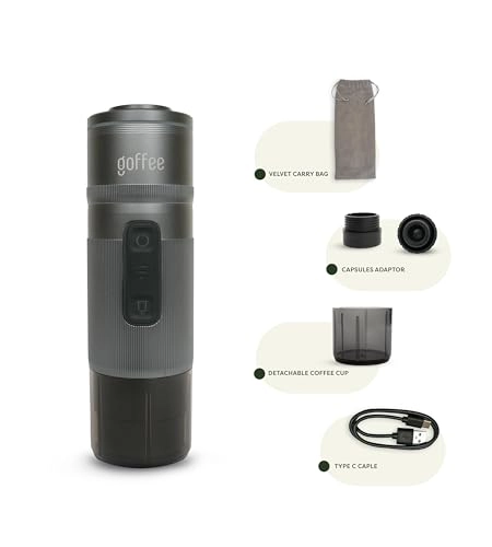 Portable Espresso Machine - Rechargeable 18-Bar 80ml