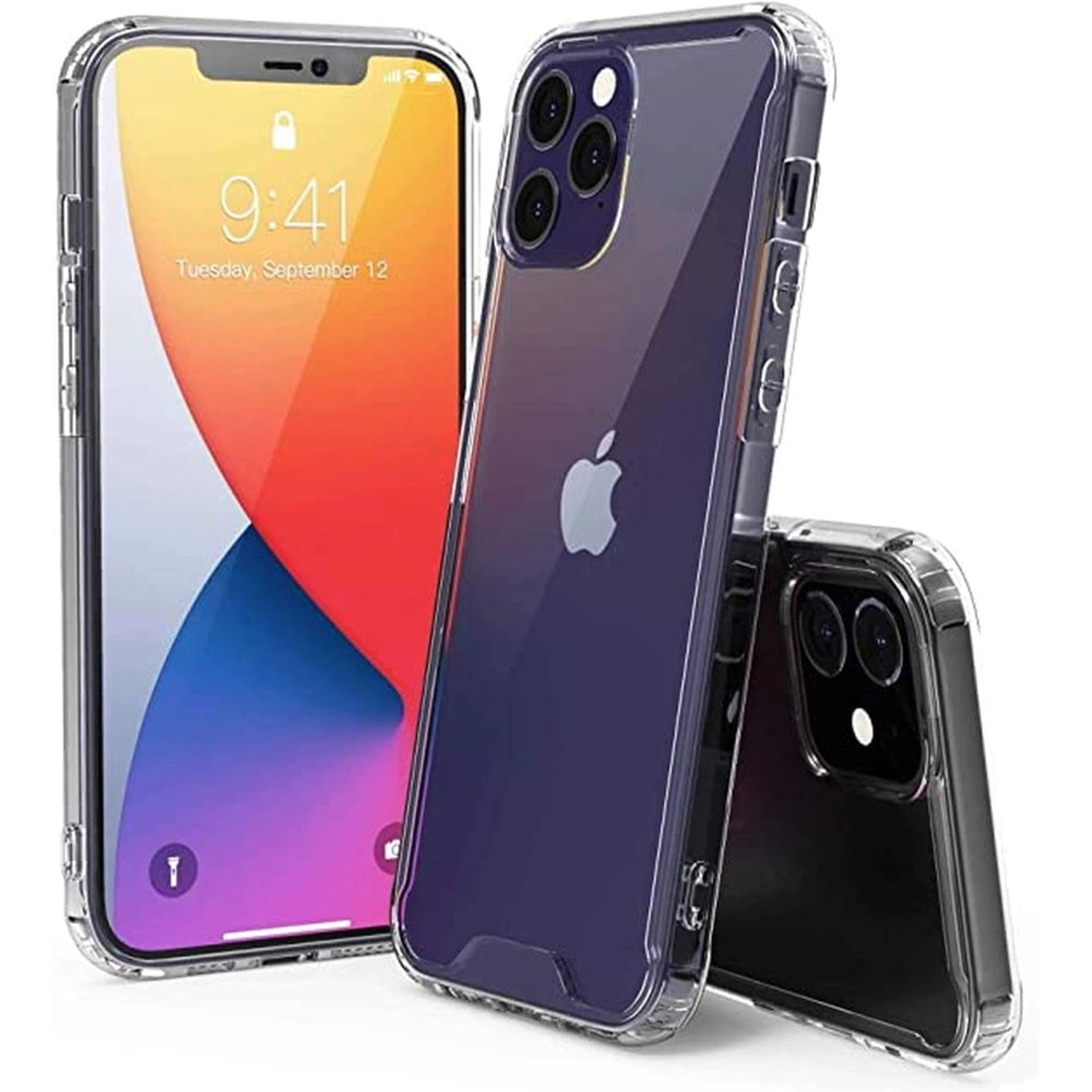 Back Case with Screen Protector for iPhone 12