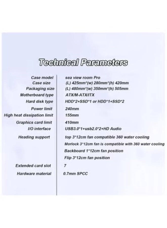 Sea View Room Pro - Tempered Glass Mid Tower