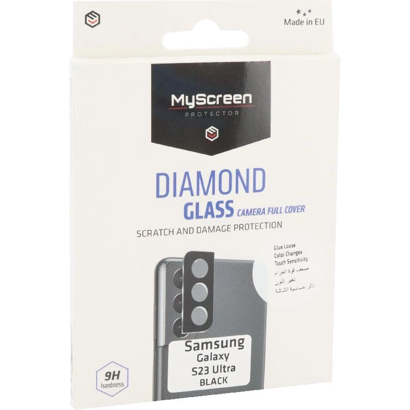 MyScreen Diamond Glass Camera Lens Protector - Samsung Galaxy S23 Ultra Full Frame