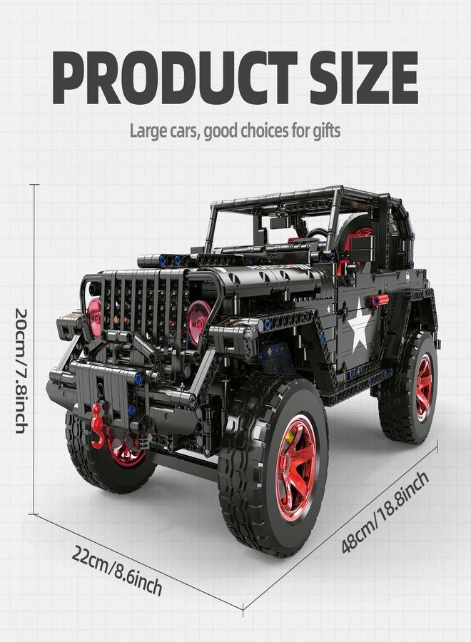 Off-Road SUV Wrangler - 1:8 Scale