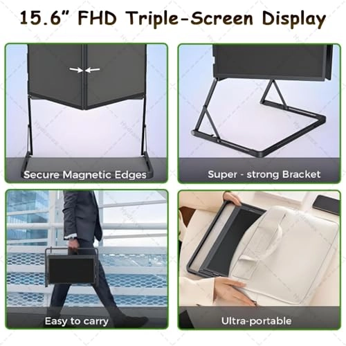 3 Screen Monitor - 7sdf-949593 15.6-inch 1920x1080