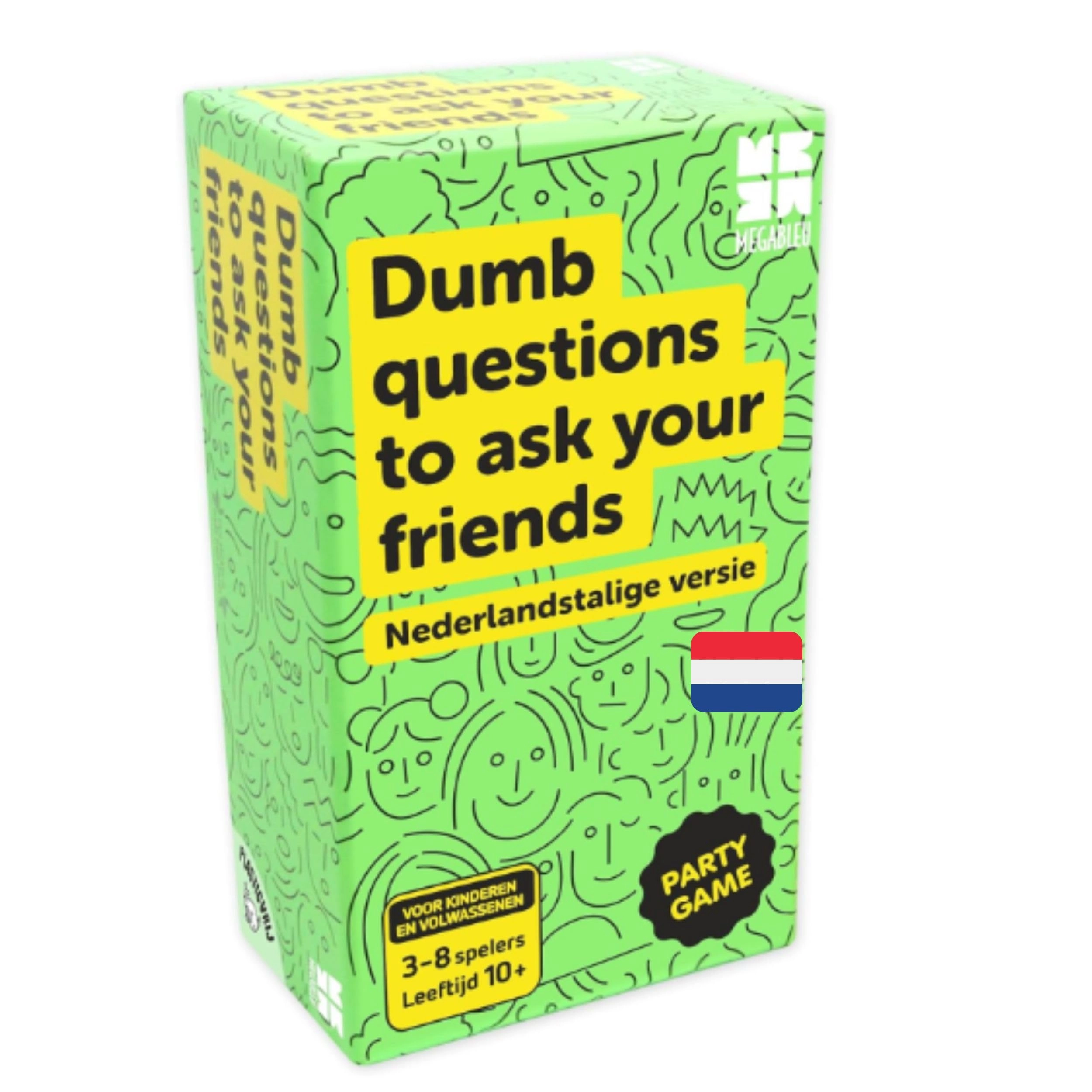 MEGABLEU Dumb Questions to Ask Your Friends - Dutch 10 years and up