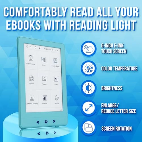Ebook Reader - 6-inch 4GB