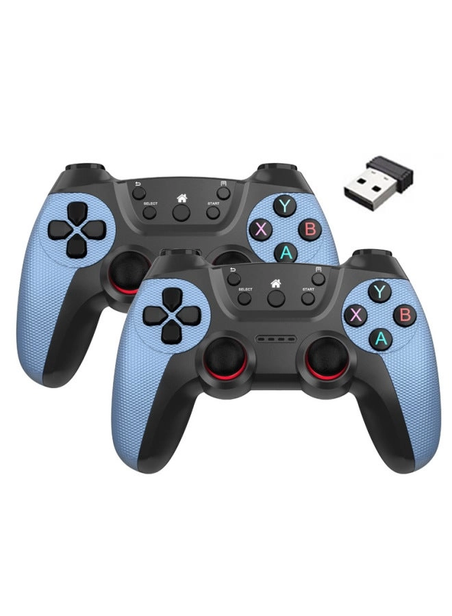 Android TV Computer 2.4g Wireless Game Controller Dualshock Doubles Battle Grey