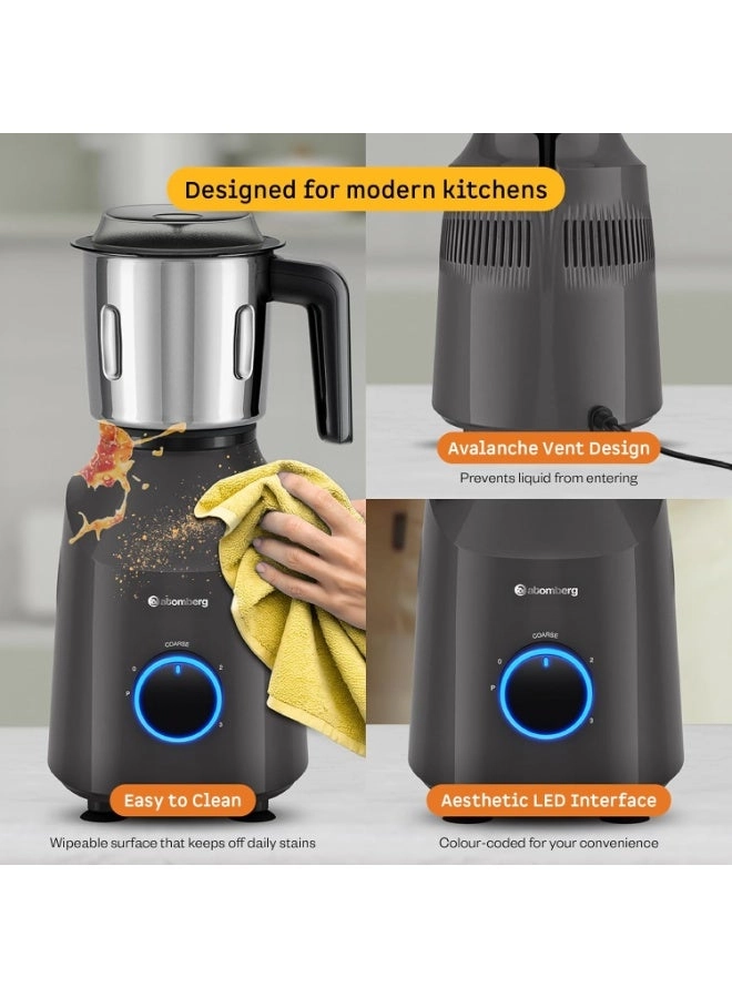 Yulia Mixer Grinder - 1.5 L 750 W