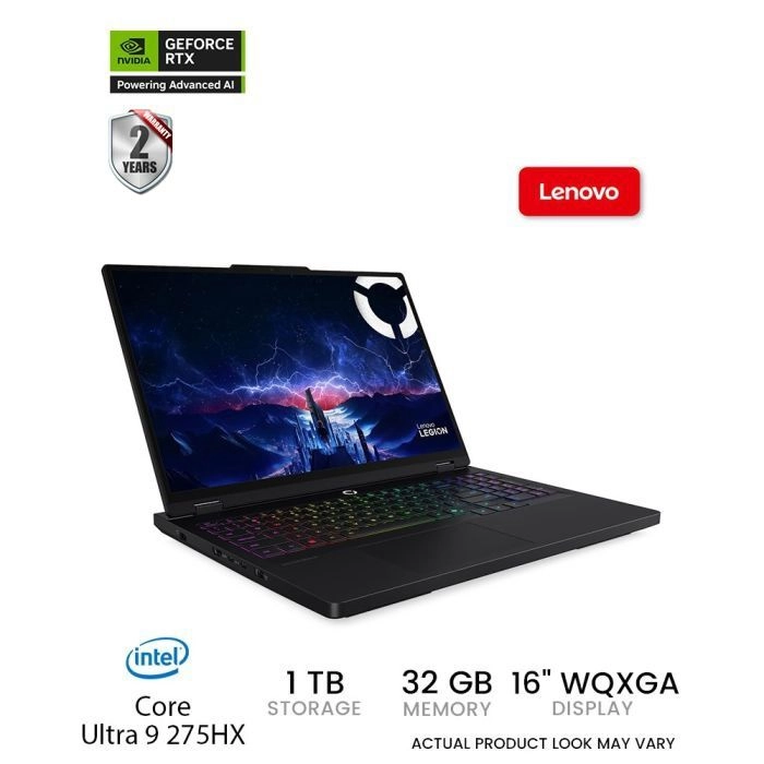 Legion Pro 5 16IAX10 83F3001YAX - 16'' Ultra 9 275HX 32GB DDR5 1TB SSD