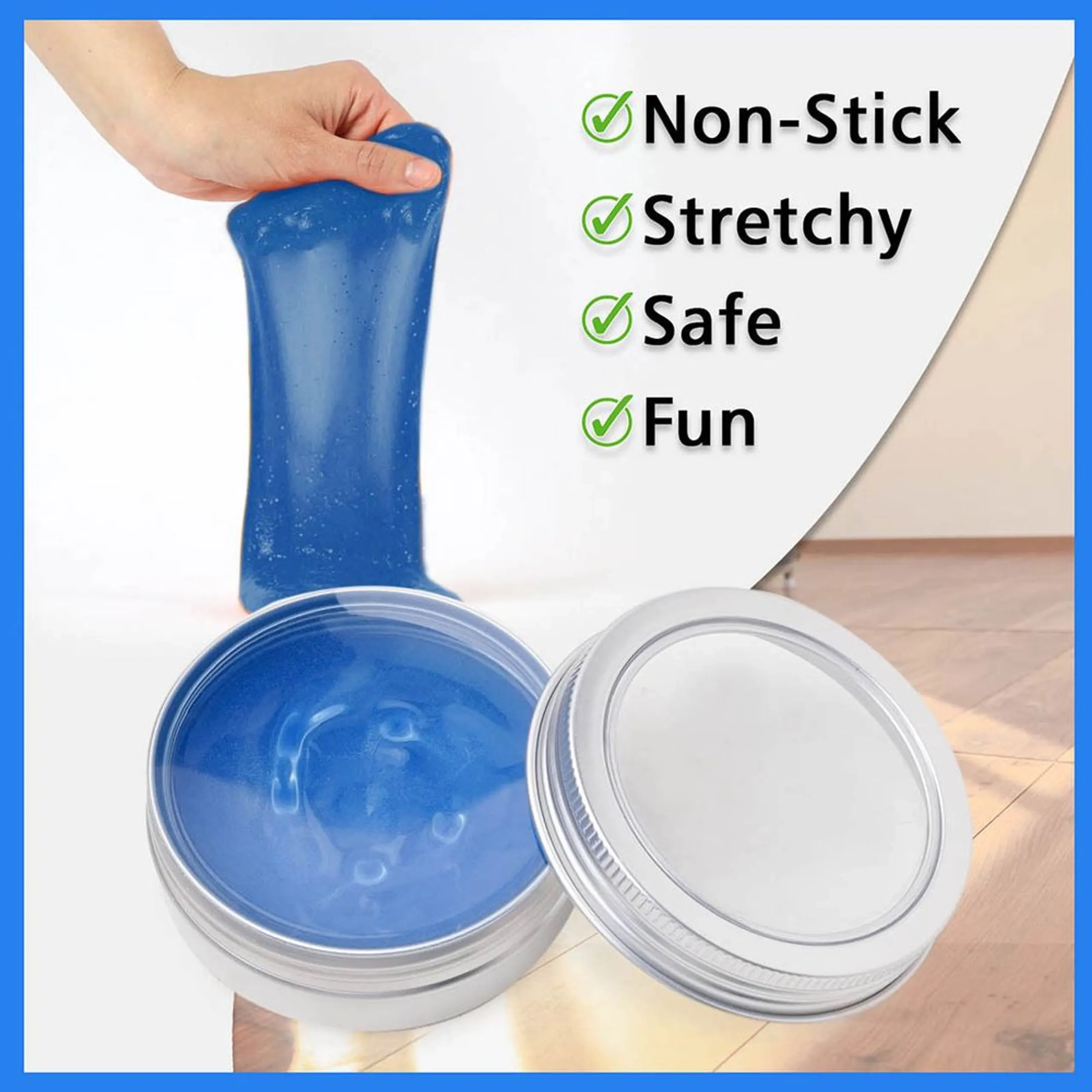 SLIME SQUAD Spider-Man Glow Putty Slime - 3 years+