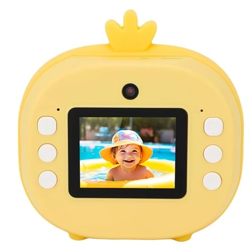 Instant Print Camera - 48MP Dual Cameras Thermal Printing ABS Black
