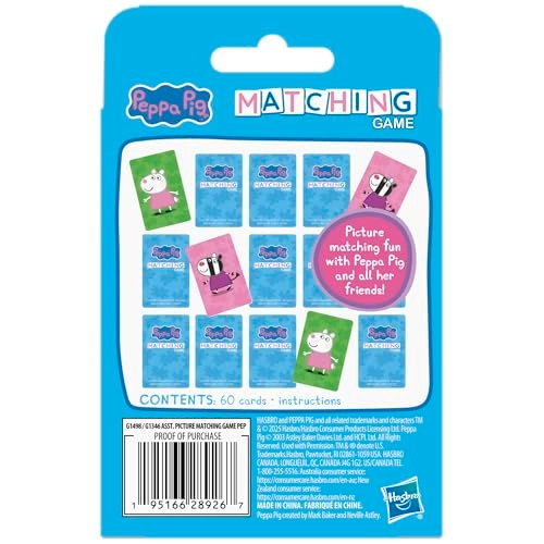 Picture Matching Game Peppa Pig - English 3 years and up