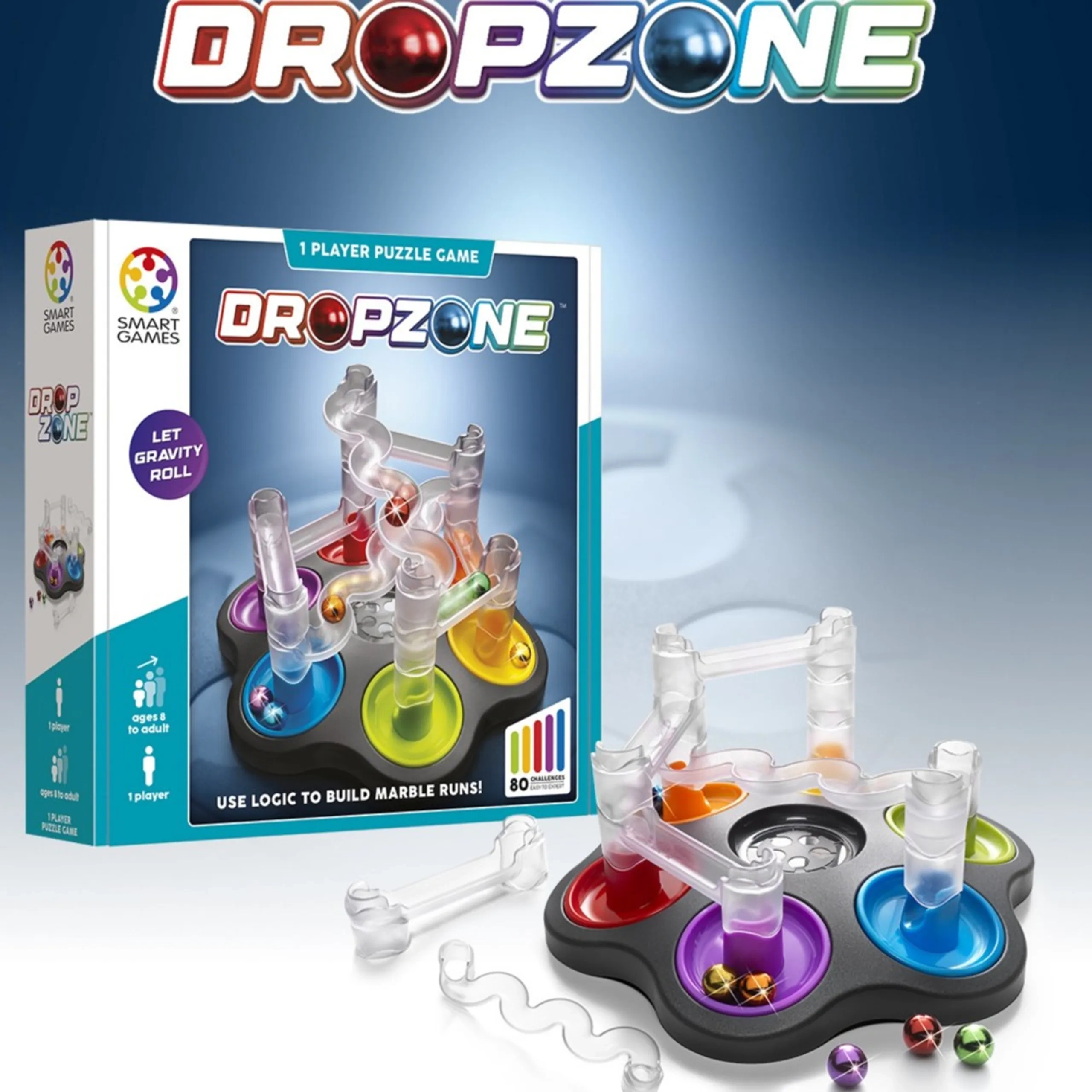 Dropzone - 3D Marble Run 80 Challenges
