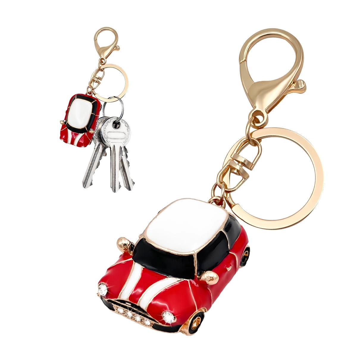 Car Model Rhinestone Keychain
